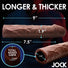 JOCK Extra Long 1.5" Penis Extension Sleeve - Dark