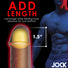 JOCK Extra Long 1.5" Penis Extension Sleeve - Dark