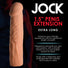 JOCK Manicotto di estensione del pene extra lungo da 1,5 "- medio