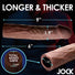 JOCK Extra Long 3" Penis Extension Sleeve - Dark