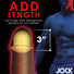 JOCK Extra Long 3" Penis Extension Sleeve - Dark