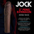 JOCK Extra Thick 2" Penis Extension Sleeve - Dark