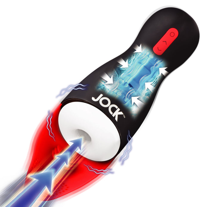 JOCK Sucking & Vibrating Masturbator XR Brands JOCK Sucking & Vibrating Masturbator XR Brands