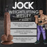 JOCK Weightlifting Wesley 7" Dildo w/ Balls Dark