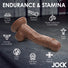 JOCK Weightlifting Wesley 7" Dildo w/ Balls Dark