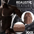 JOCK Weightlifting Wesley 7" Dildo w/ Balls Dark