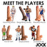 JOCK Weightlifting Wesley 7" Dildo w/ Balls Dark