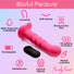 Simply Sweet 21X Vibrating Ribbed Silicone Dildo w/ Remote