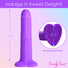 Simply Sweet 21X Vibrating Wavy Silicone Dildo w/ Remote