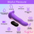 Simply Sweet 21X Vibrating Wavy Silicone Dildo w/ Remote