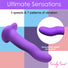 Simply Sweet 21X Vibrating Wavy Silicone Dildo w/ Remote