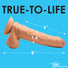 Thinz 8" Uncut Dildo with Balls