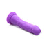 7 Inch Silicone Dildo - Grape