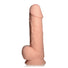Fleshstixxx 8 Inch Silicone Dildo with Balls - Light