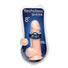 Fleshstixxx 8 Inch Silicone Dildo with Balls - Light