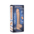 Fleshstixxx 8" Vibrating Dildo w-Balls - Tan