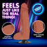 Jock Bareskin Vibrating Dildo with Balls - 9 Inch