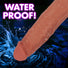 Jock Bareskin Vibrating Dildo with Balls - 9 Inch