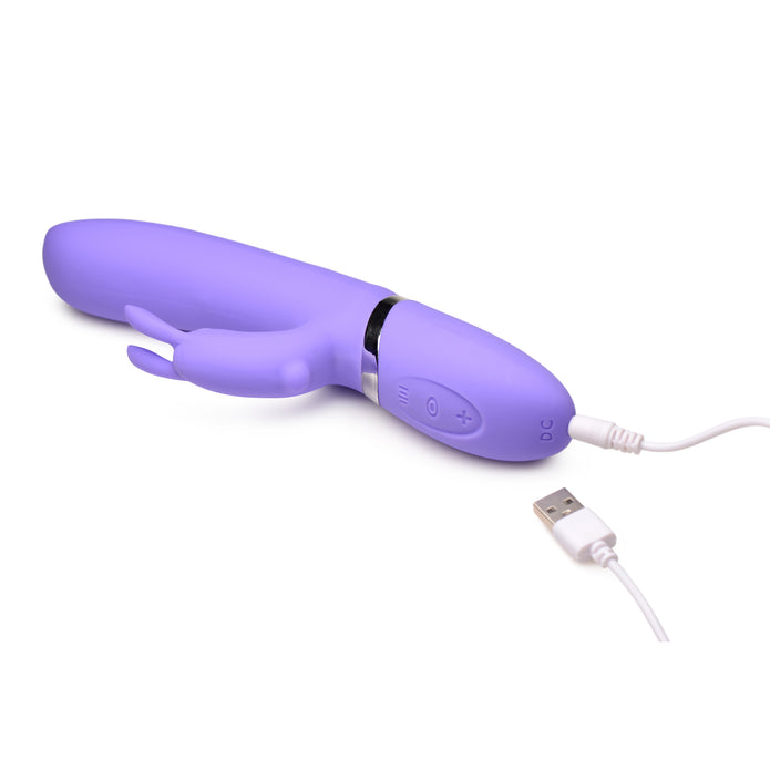 Thumper 18X Silicone Rabbit Vibrator XR Brands Thumper 18X Silicone Rabbit Vibrator XR Brands