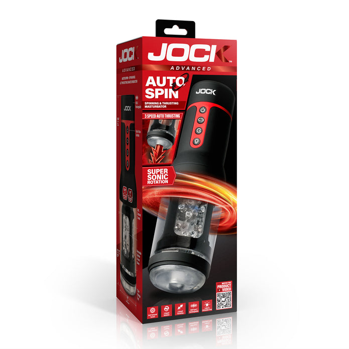 Auto Spin Spinning and Thrusting Masturbator XR Brands Auto Spin Spinning and Thrusting Masturbator XR Brands
