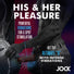 Vibrating Silicone Penis Sleeve - Dark