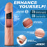 Enhancers Vibrating Penis Extension w/ Remote - Light