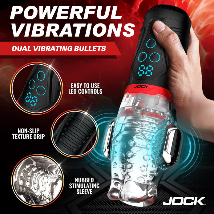 Power Suck Sucking & Vibrating Masturbator XR Brands Power Suck Sucking & Vibrating Masturbator XR Brands