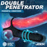 Double Thrust Thrusting & Vibrating Double Penetration C-Ring w/ Remote