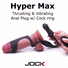 Hype Max Thrusting & Vibrating Anal Plug w/C-Ring