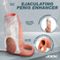 Silicone Penis Enhancer w/ Ball Strap - Light