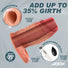 Silicone Penis Enhancer w/ Ball Strap - Light