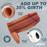 Silicone Penis Enhancer w/ Ball Strap - Medium