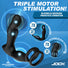 P-Drive Sliding & Rocking Prostate Vibrator w/ C-Ring