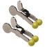 Captive Grip Stainless Steel Nipple Clamps, Silicone Tip Pair