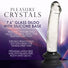 Pleasure Crystals 7.6" Glass Dildo w/ Silicone Base