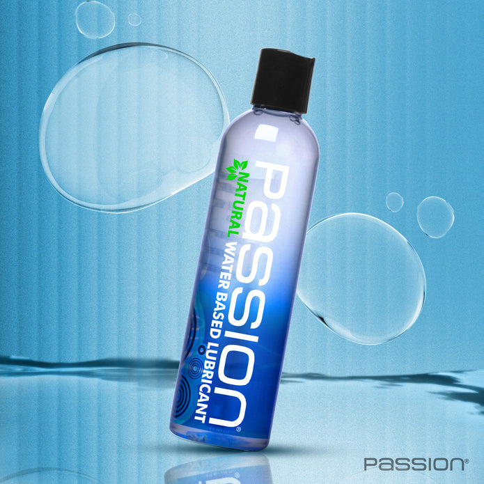 Passion Natural Water-Based Lubricant - 8 oz XR Brands Passion Natural Water-Based Lubricant - 8 oz XR Brands