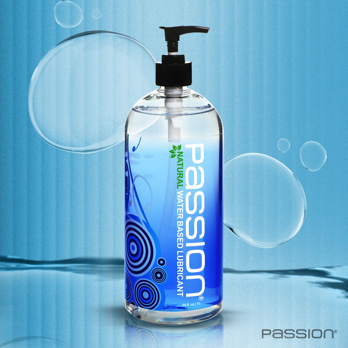 Passion Natural Water-Based Lubricant - 34 oz XR Brands Passion Natural Water-Based Lubricant - 34 oz XR Brands