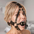 Leather Ball Gag Harness
