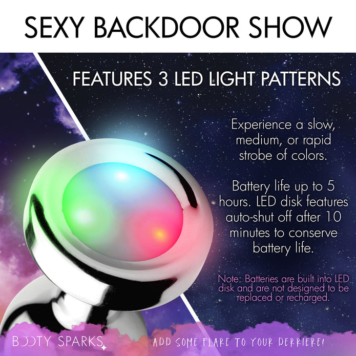 Light Up Large Anal Plug XR Brands Light Up Large Anal Plug XR Brands