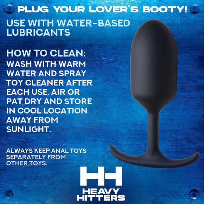 Premium Silicone Weighted Anal Plug - XL XR Brands Premium Silicone Weighted Anal Plug - XL XR Brands