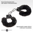 Cuffed in Fur Furry Handcuffs - Black
