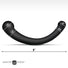 10X Vibra-Crescent Vibrating Silicone Dual Ended Dildo - Black