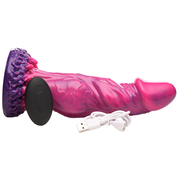 Xenox Vibrating Silicone Dildo with Remote XR Brands Xenox Vibrating Silicone Dildo with Remote XR Brands