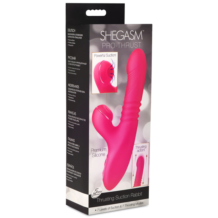Pro-Thrust Thrusting Suction Rabbit XR Brands Pro-Thrust Thrusting Suction Rabbit XR Brands