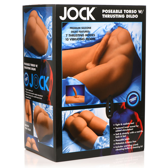 Poseable Torso with Thrusting Dildo XR Brands Poseable Torso with Thrusting Dildo XR Brands