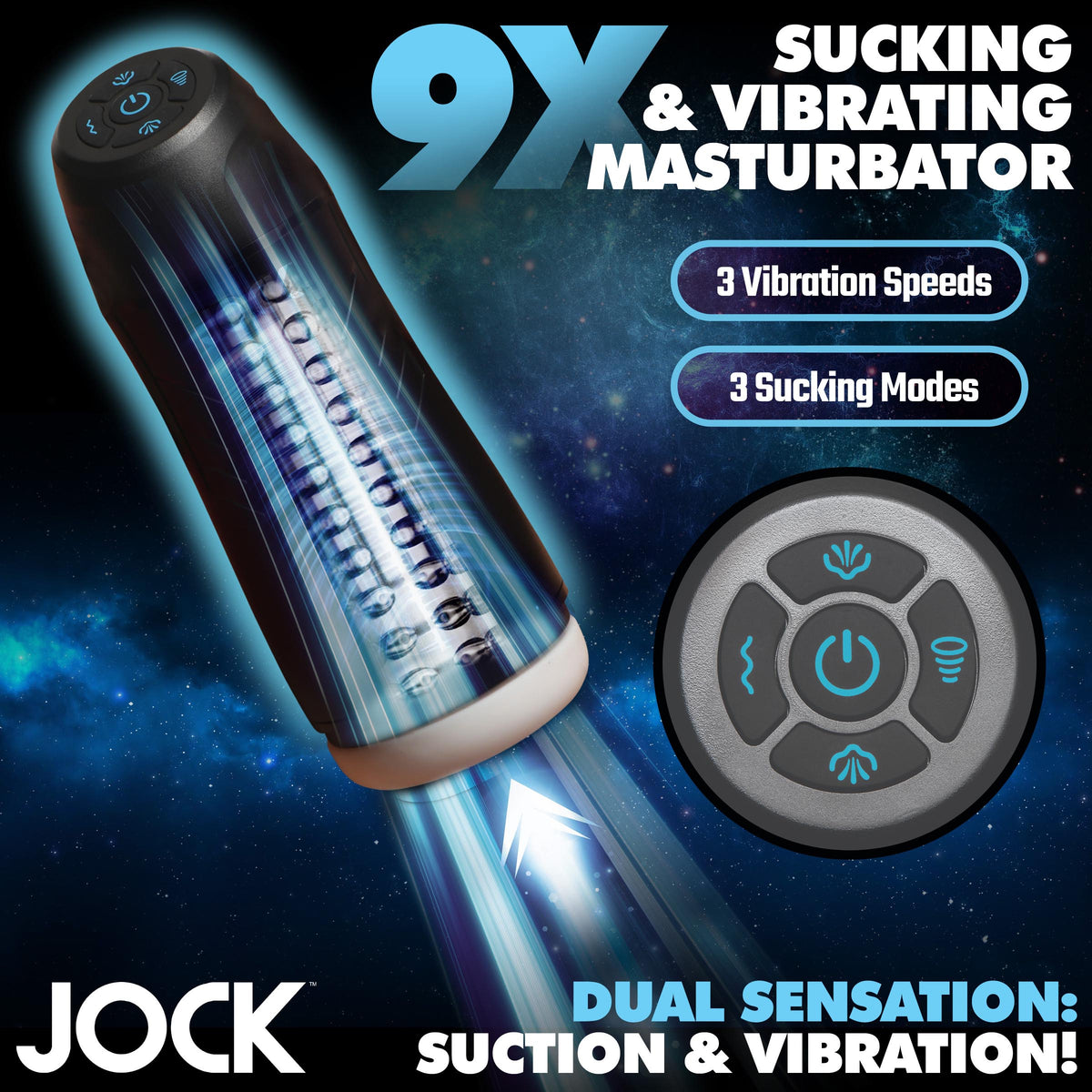 9X Sucking and Vibrating Masturbator