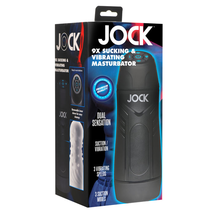 9X Sucking and Vibrating Masturbator XR Brands 9X Sucking and Vibrating Masturbator XR Brands