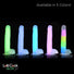 Lollicock 7" Glow-in-the-Dark Silicone Dildo w/ Balls - Pink