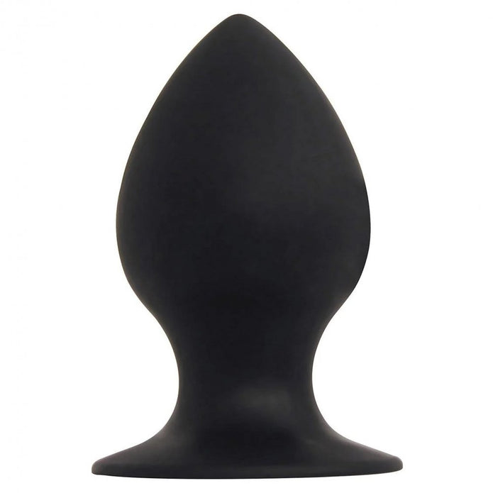 Daddy-O Black Silicone Anal Plug- Large XR Brands Daddy-O Black Silicone Anal Plug- Large XR Brands