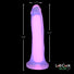 Lollicock 7" Glow-in-the-Dark Silicone Dildo - Pink
